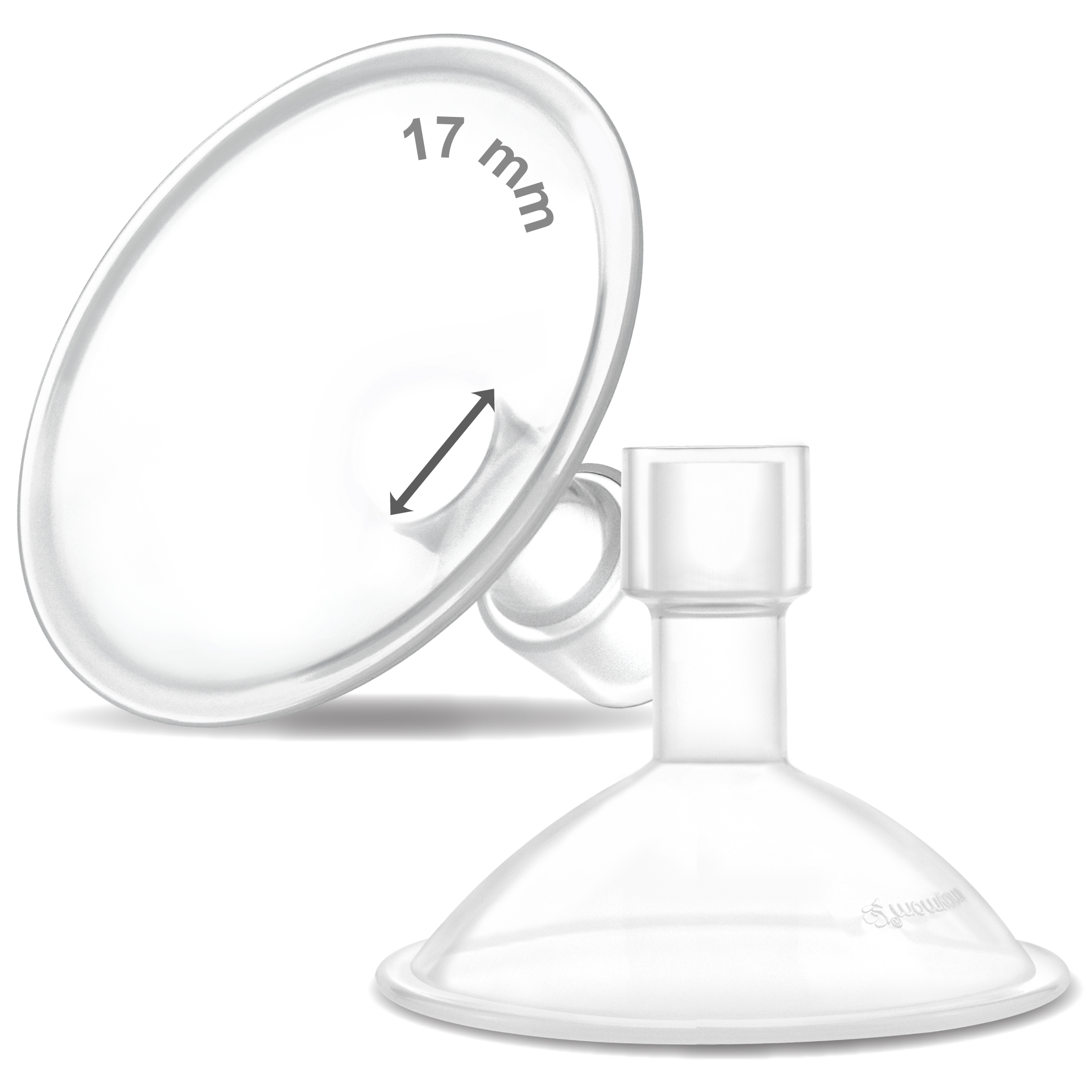 (image for) Maymom MyFit Crater Series 17 mm 2xTwo-Piece Design Small Breastshield for Medela Breast Pumps