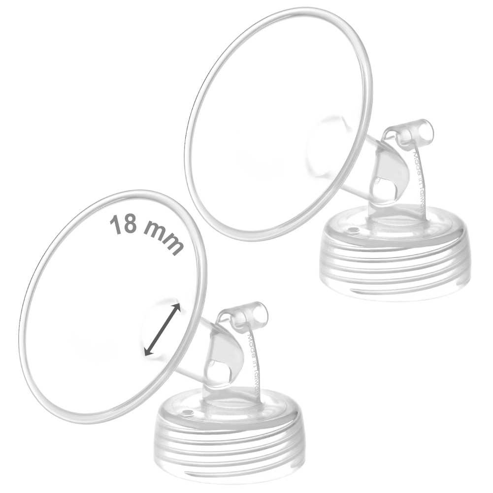 (image for) Maymom widemouth one-piece flange for spectra, 18 mm; 2 flange