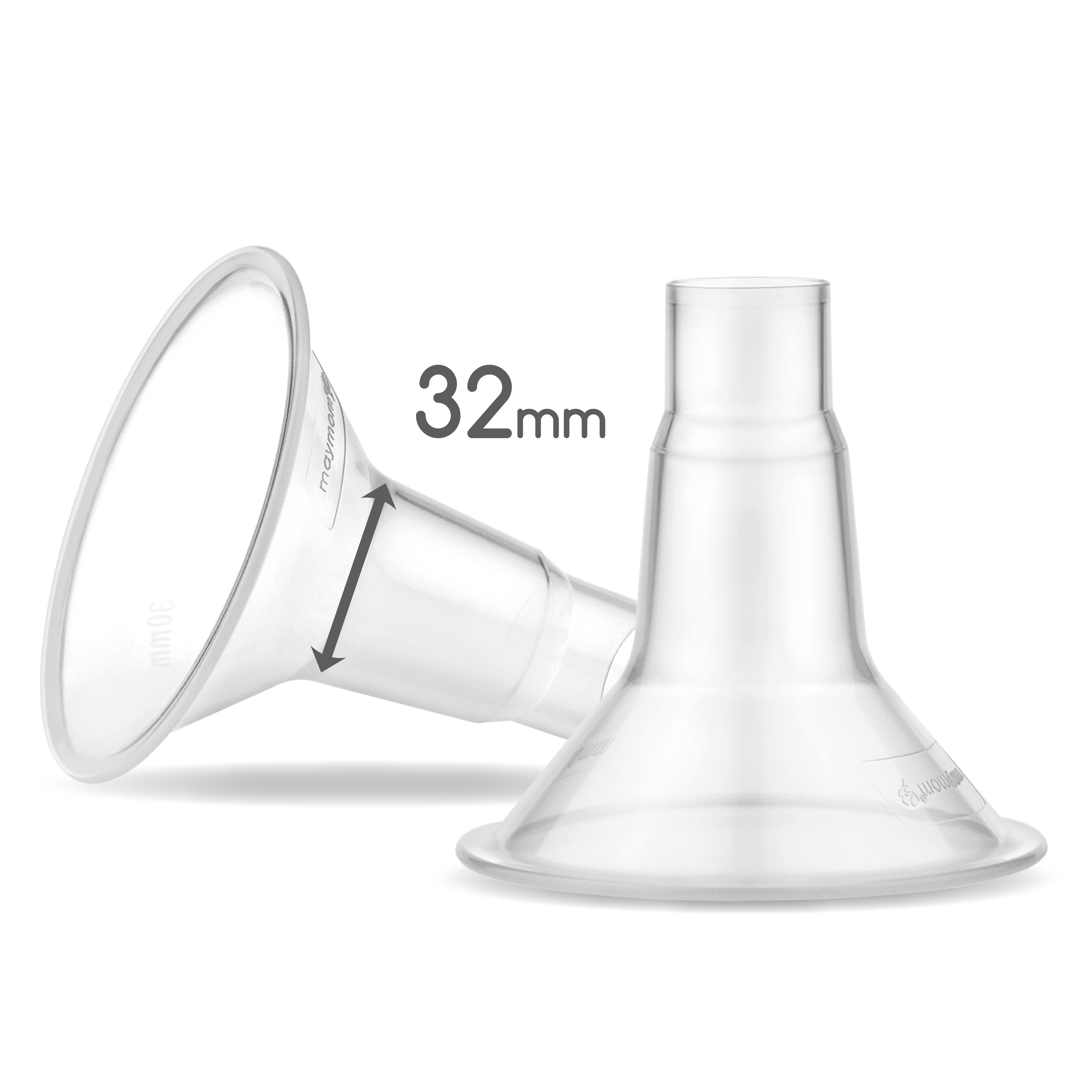 (image for) MyFit 32 mm Shield; Compatible with Medela Breast Pumps Having PersonalFit, Freestyle, Harmony, Maxi Connector; Connects; 2pc