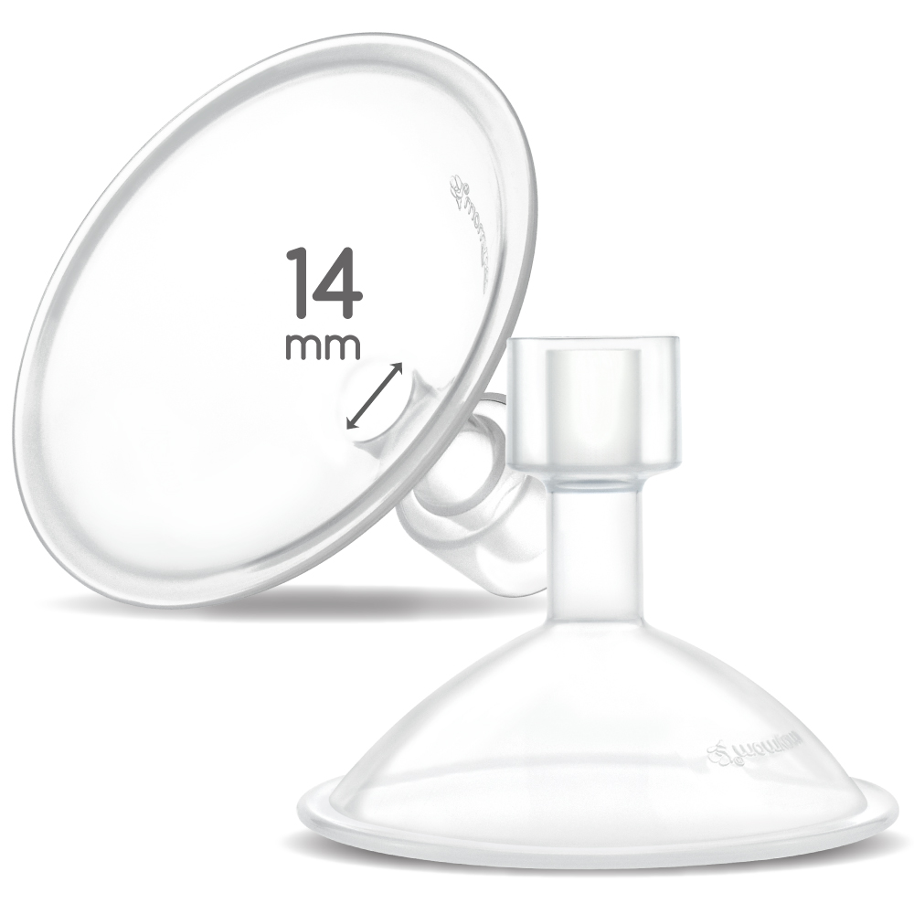 (image for) Maymom MyFit Crater Series 14 mm 2xTwo-Piece Design Small Breastshield for Medela Breast Pumps
